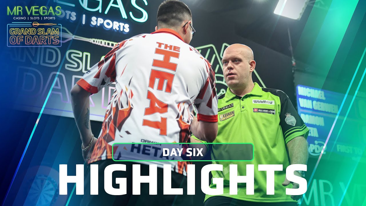 QUARTER-FINALISTS CONFIRMED! Day Six Highlights | 2023 Mr Vegas Grand Slam of Darts